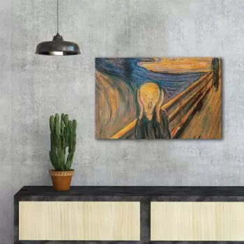 Tablou decorativ, FAMOUSART-042, Canvas, Dimensiune: 45 x 70 cm, Multicolor imagine