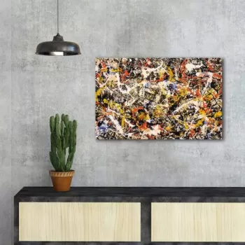 Tablou decorativ, FAMOUSART-050, Canvas, Dimensiune: 45 x 70 cm, Multicolor imagine