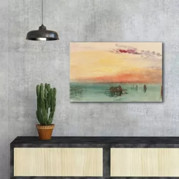 Tablou decorativ, FAMOUSART-056, Canvas, Dimensiune: 45 x 70 cm, Multicolor imagine