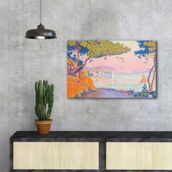 Tablou decorativ, FAMOUSART-065, Canvas, Dimensiune: 45 x 70 cm, Multicolor imagine