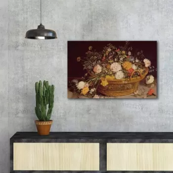 Tablou decorativ, FAMOUSART-069, Canvas, Dimensiune: 45 x 70 cm, Multicolor imagine