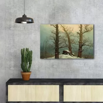 Tablou decorativ, FAMOUSART-072, Canvas, Dimensiune: 45 x 70 cm, Multicolor imagine