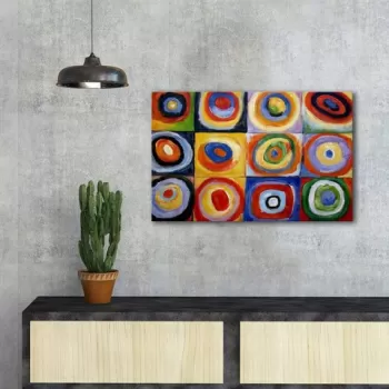 Tablou decorativ, FAMOUSART-075, Canvas, Dimensiune: 45 x 70 cm, Multicolor imagine