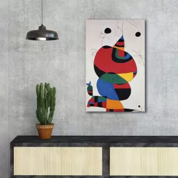 Tablou decorativ, FAMOUSART-079, Canvas, Dimensiune: 45 x 70 cm, Multicolor imagine