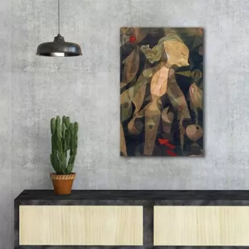 Tablou decorativ, FAMOUSART-080, Canvas, Dimensiune: 45 x 70 cm, Multicolor imagine