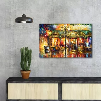 Tablou decorativ, FAMOUSART-086, Canvas, Dimensiune: 45 x 70 cm, Multicolor imagine