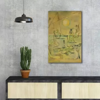 Tablou decorativ, FAMOUSART-087, Canvas, Dimensiune: 45 x 70 cm, Multicolor imagine