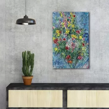 Tablou decorativ, FAMOUSART-088, Canvas, Dimensiune: 45 x 70 cm, Multicolor imagine