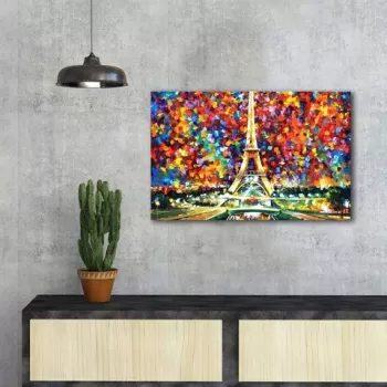 Tablou decorativ, FAMOUSART-091, Canvas, Dimensiune: 45 x 70 cm, Multicolor imagine