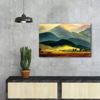 Tablou decorativ, FAMOUSART-100, Canvas, Dimensiune: 45 x 70 cm, Multicolor imagine