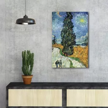 Tablou decorativ, FAMOUSART-101, Canvas, Dimensiune: 45 x 70 cm, Multicolor imagine