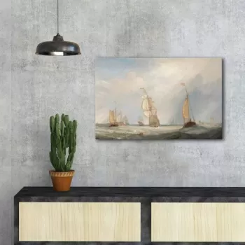 Tablou decorativ, FAMOUSART-102, Canvas, Dimensiune: 45 x 70 cm, Multicolor imagine