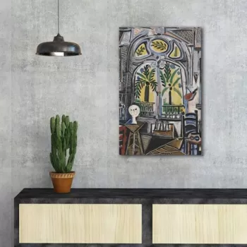 Tablou decorativ, FAMOUSART-106, Canvas, Dimensiune: 45 x 70 cm, Multicolor imagine