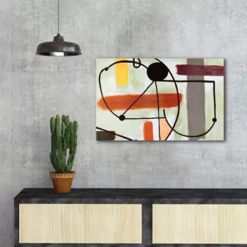 Tablou decorativ, FAMOUSART-109, Canvas, Dimensiune: 45 x 70 cm, Multicolor imagine