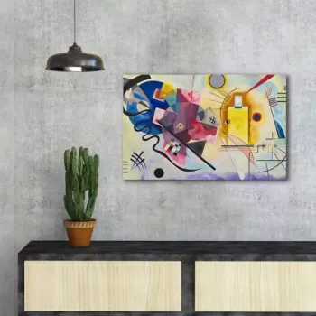 Tablou decorativ, FAMOUSART-117, Canvas, Dimensiune: 45 x 70 cm, Multicolor imagine