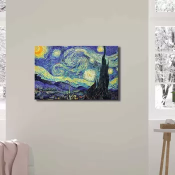 Tablou decorativ, FAMOUSART-13, Canvas, Dimensiune: 45 x 70 cm, Multicolor imagine