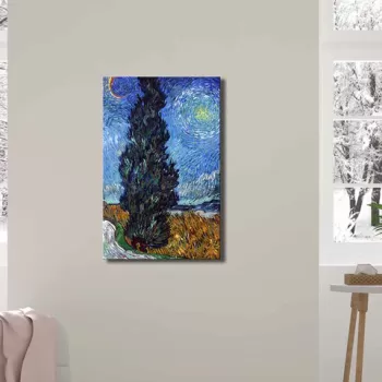 Tablou decorativ, FAMOUSART-14, Canvas, Dimensiune: 45 x 70 cm, Multicolor imagine