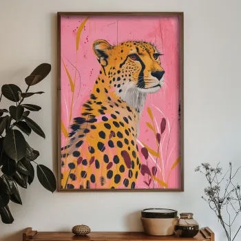 Tablou decorativ, GE138-L, Lemn, Multicolor imagine