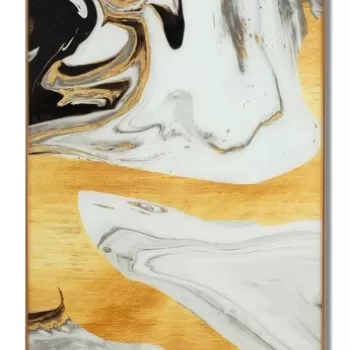 Tablou decorativ Ghostly, Mauro Ferretti, 80x120 cm, sticla, multicolor imagine