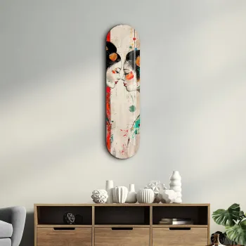 Tablou decorativ, Girls in Yukata, Dimensiune: 20 x 80 cm, Multicolor imagine