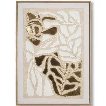 Tablou decorativ Goldy -B, Mauro Ferretti, 50x70 cm, canvas/lemn de pin/plastic, multicolor imagine