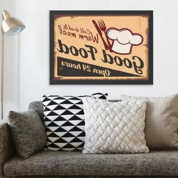 Tablou decorativ, Good Food (35 x 45), MDF , Polistiren, Multicolor imagine