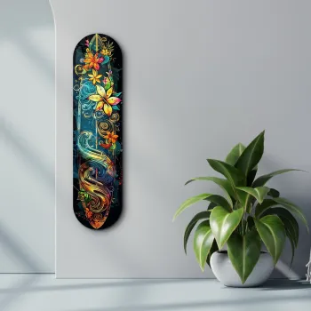 Tablou decorativ, Hawaiian, Dimensiune: 20 x 80 cm, Multicolor imagine