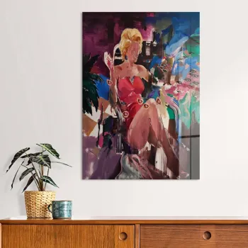 Tablou decorativ, Hhlzvh007, 30 x 40 cm, Multicolor imagine