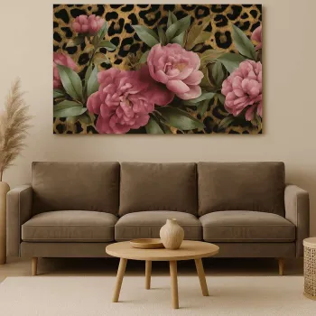 Tablou decorativ, Hm_Cnvs26-11-50x70, Cadru: 100% lemn (Grosime: 2 x 3 cm), Multicolor imagine