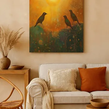 Tablou decorativ, Hm_Cnvs26-21-50x70, Cadru: 100% lemn (Grosime: 2 x 3 cm), Multicolor imagine