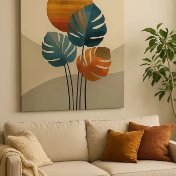 Tablou decorativ, Hm_Cnvs26-24-50x70, Cadru: 100% lemn (Grosime: 2 x 3 cm), Multicolor imagine