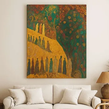 Tablou decorativ, Hm_Cnvs26-30-50x70, Cadru: 100% lemn (Grosime: 2 x 3 cm), Multicolor imagine