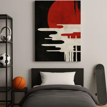 Tablou decorativ, Hm_Cnvs26-8-70x100, Cadru: 100% lemn (Grosime: 2 x 3 cm), Multicolor imagine