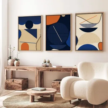 Tablou decorativ, Huhu101, MDF, Lemn masiv (Grosime: 2,5 cm, Multicolor imagine