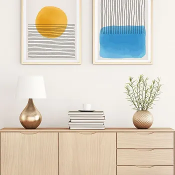 Tablou decorativ, Huhu134, MDF, Lemn masiv (Grosime: 2,5 cm, Multicolor imagine