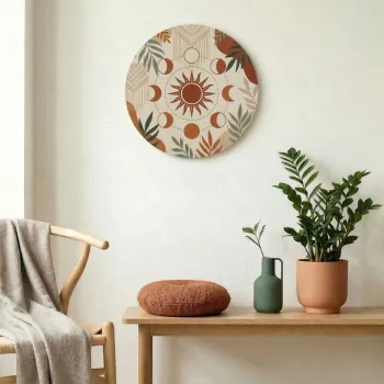Tablou decorativ, Huhu1727, MDF, Dimensiune: 40 x 40 cm (1 bucata), Multicolor imagine