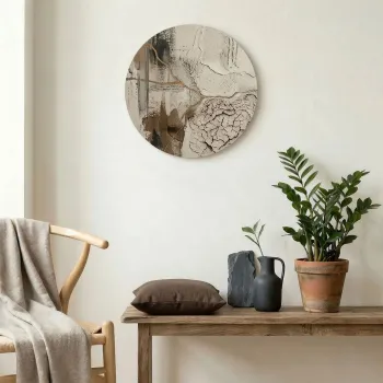 Tablou decorativ, Huhu1737, MDF, Dimensiune: 40 x 40 cm (1 bucata), Multicolor imagine