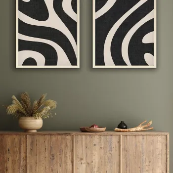 Tablou decorativ, Huhu203, MDF, Lemn masiv (Grosime: 2,5 cm, Multicolor imagine