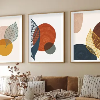 Tablou decorativ, Huhu209, MDF, Lemn masiv (Grosime: 2,5 cm, Multicolor imagine