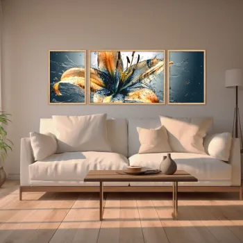 Tablou decorativ, Huhu311, MDF, Lemn masiv (Grosime: 2 cm, Multicolor imagine