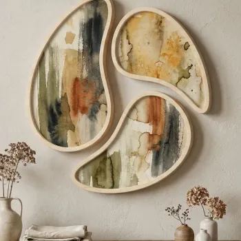 Tablou decorativ, Huhu3125, MDF, Cadru: 100% placaj de mesteacan (Grosime: 1,3 cm, Multicolor imagine