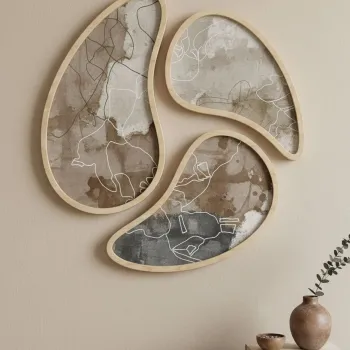Tablou decorativ, Huhu3126, MDF, Cadru: 100% placaj de mesteacan (Grosime: 1,3 cm, Multicolor imagine