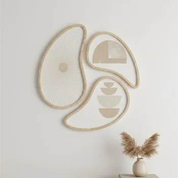 Tablou decorativ, Huhu3132, MDF, Cadru: 100% placaj de mesteacan (Grosime: 1,3 cm, Multicolor imagine