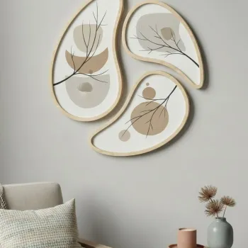 Tablou decorativ, Huhu3134, MDF, Cadru: 100% placaj de mesteacan (Grosime: 1,3 cm, Multicolor imagine