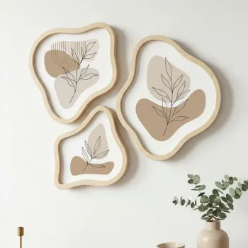 Tablou decorativ, Huhu3145, MDF, Cadru: 100% placaj de mesteacan (Grosime: 1,3 cm, Multicolor imagine