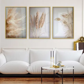 Tablou decorativ, Huhu383, Aluminiu, Multicolor imagine