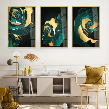 Tablou decorativ, Huhu390, Aluminiu, Multicolor imagine