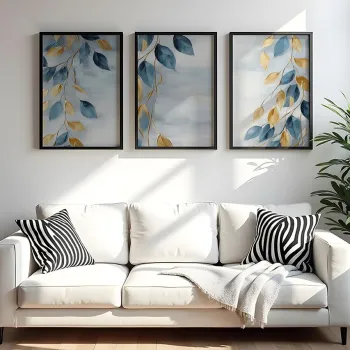 Tablou decorativ, Huhu476S, MDF, Lemn masiv (Grosime: 2,5 cm, Multicolor imagine