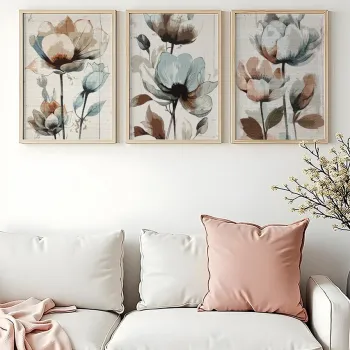 Tablou decorativ, Huhu478, MDF, Lemn masiv (Grosime: 2,5 cm, Multicolor imagine