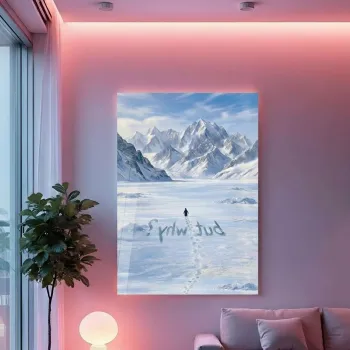 Tablou decorativ, Huhu685, Sticla temperata, 70 x 100 cm, Multicolor imagine